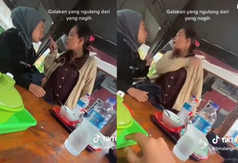 Lebih Galak yang Ngutang Emak emak ini Malah Ngamuk Saat Ditagih Utang Gue Kepret Lu