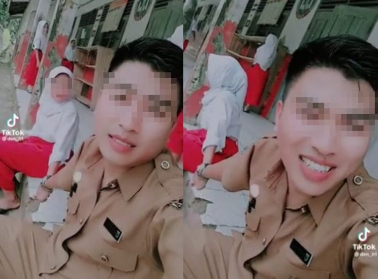 VIRAL Guru Bikin Konten TikTok Pegang Tangan dan Tarik Rok Murid Perempuan