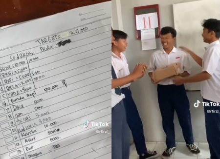 Aksi Solidaritas Anak SMP Kompak Patungan Untuk Belikan Sepatu Temannya yang Rusak