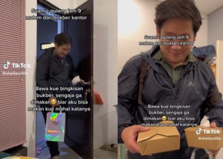 Bikin Iri Suami Bukber di Kantor Sengaja Tak Makan Kue Agar Bisa Dibawa Pulang Untuk Istri