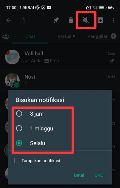 Cara menghentikan orang mengirimi kami obrolan whatsapp