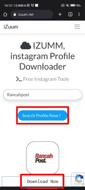 Download Foto Profil Instagram