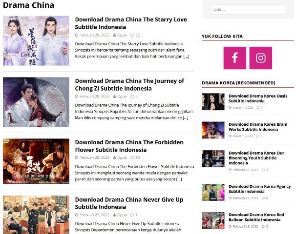 Drakorindofilms.info - Situs Download Drama China
