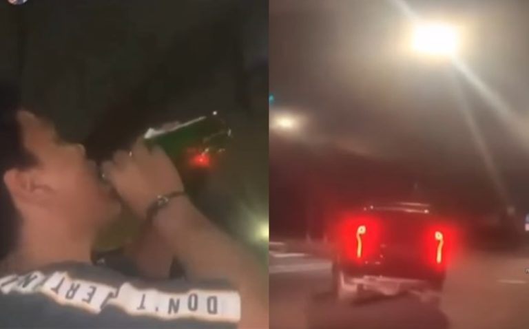 VIRAL Aksi Sopir Pajero Lempar Botol Kaca ke Jalan Lalu Terobos Lampu Merah