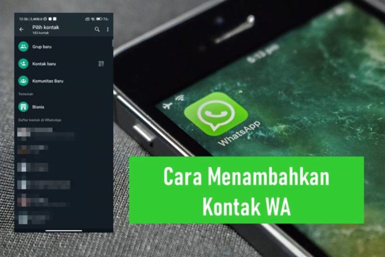 Cara Menambahkan Kontak WA