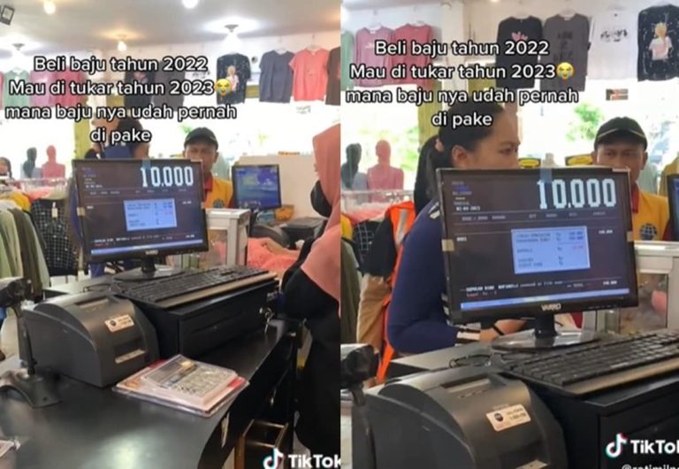 Heran Emak emak Ngotot Mau Tukar Baju yang Dibeli Tahun Lalu Pernah Dipakai Pula