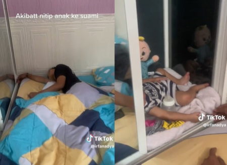 Kocak Begini Jadinya Saat Istri Nitip Anak ke Suami si Anak Dibiarkan Tidur di Lemari