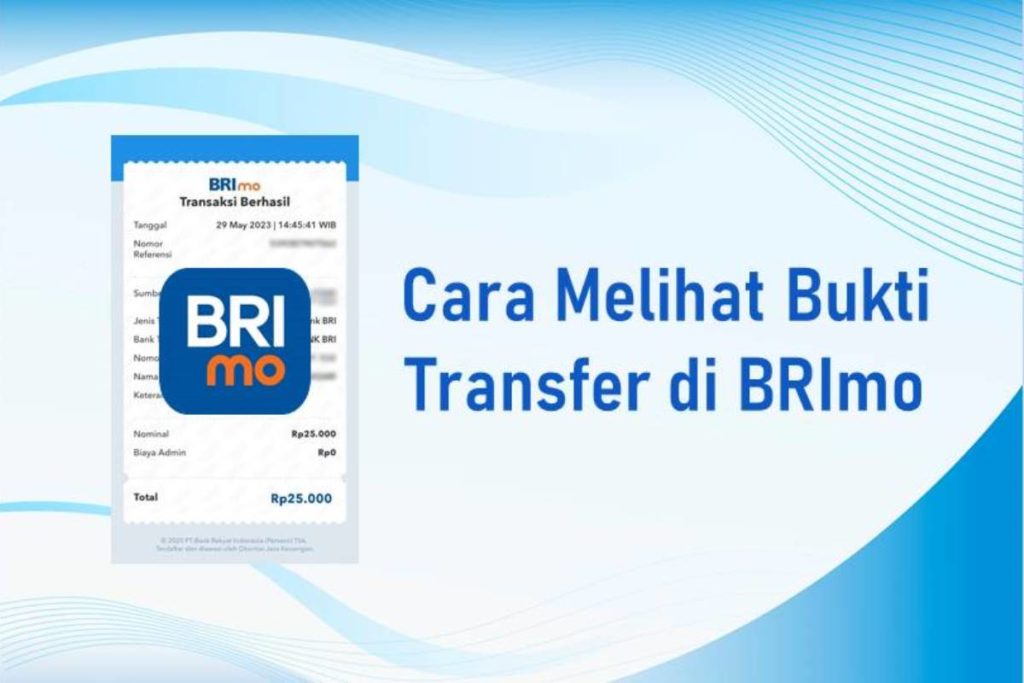 Cara Melihat Bukti Transfer di BRImo