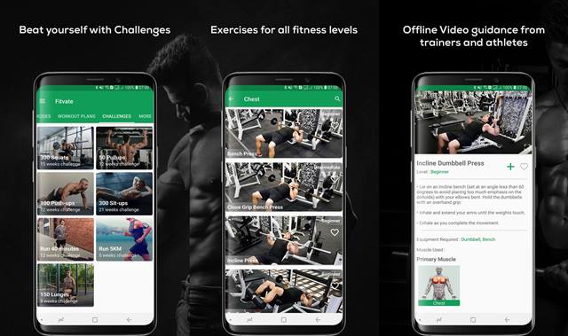 Fitvate – Gym & Home Workout
