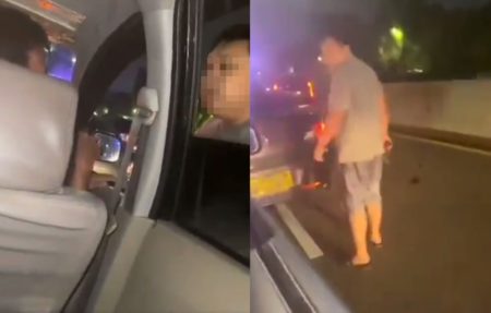 VIRAL Pria Bermobil Pelat Polisi Ngamuk ke Driver Taksi Online di Tol, Bawa Pistol Pula