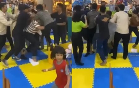 VIRAL Video Bapak bapak Malah Adu Jotos di Area Bermain Saat Antar Anak, Kenapa