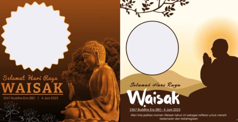 40 Link Twibbon Waisak 2023 Terbaru, Happy Vesak Day!