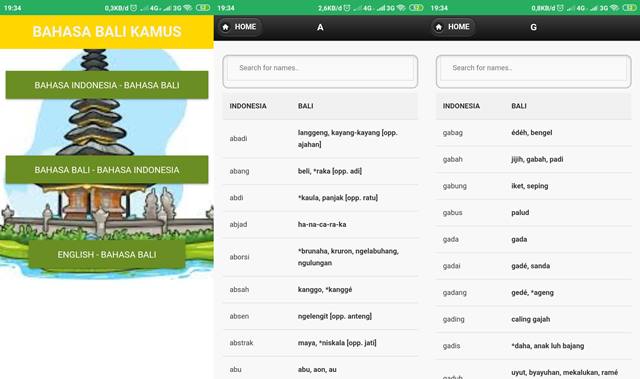 Aplikasi Bahasa Bali Kamus - Apk Translate Bahasa Bali