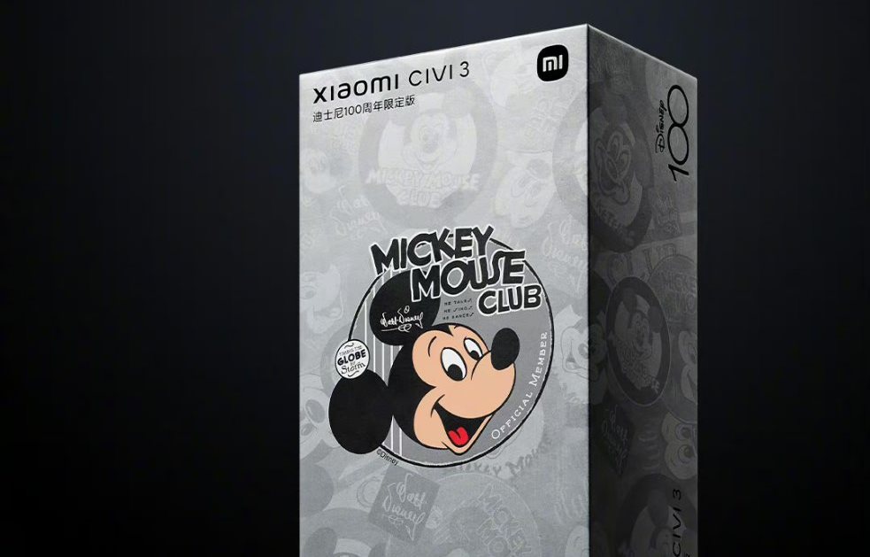 Foto Kotak HP Xiaomi CIVI 3 Edisi Mickey Mouse