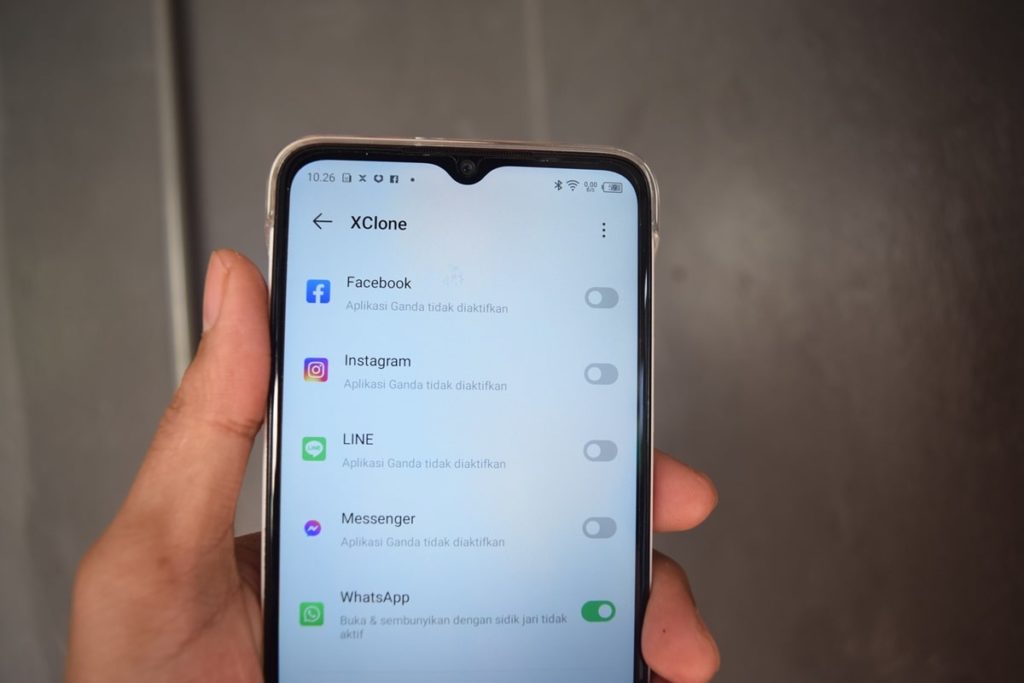 Cara Clone Aplikasi di HP Infinix
