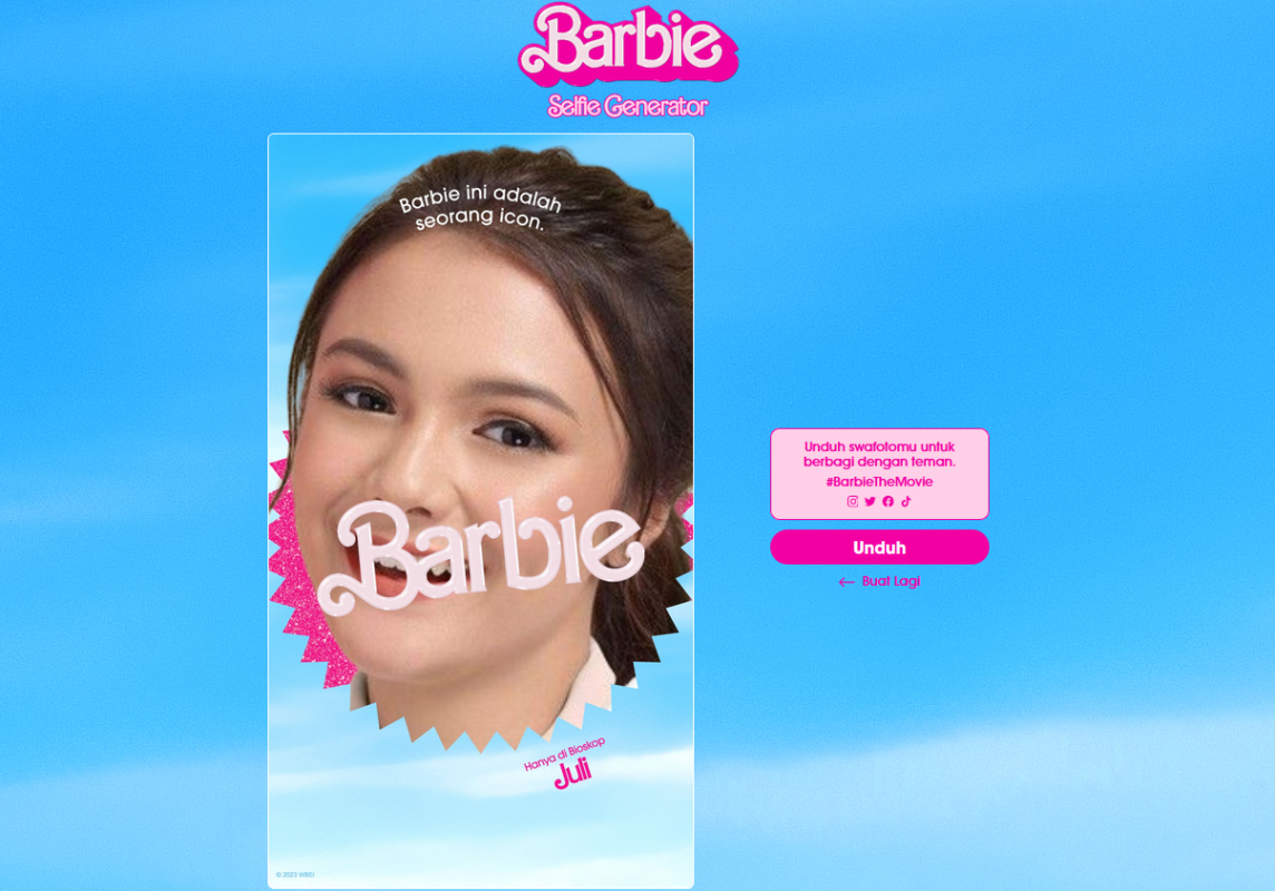Cara Menggunakan Filter Barbie