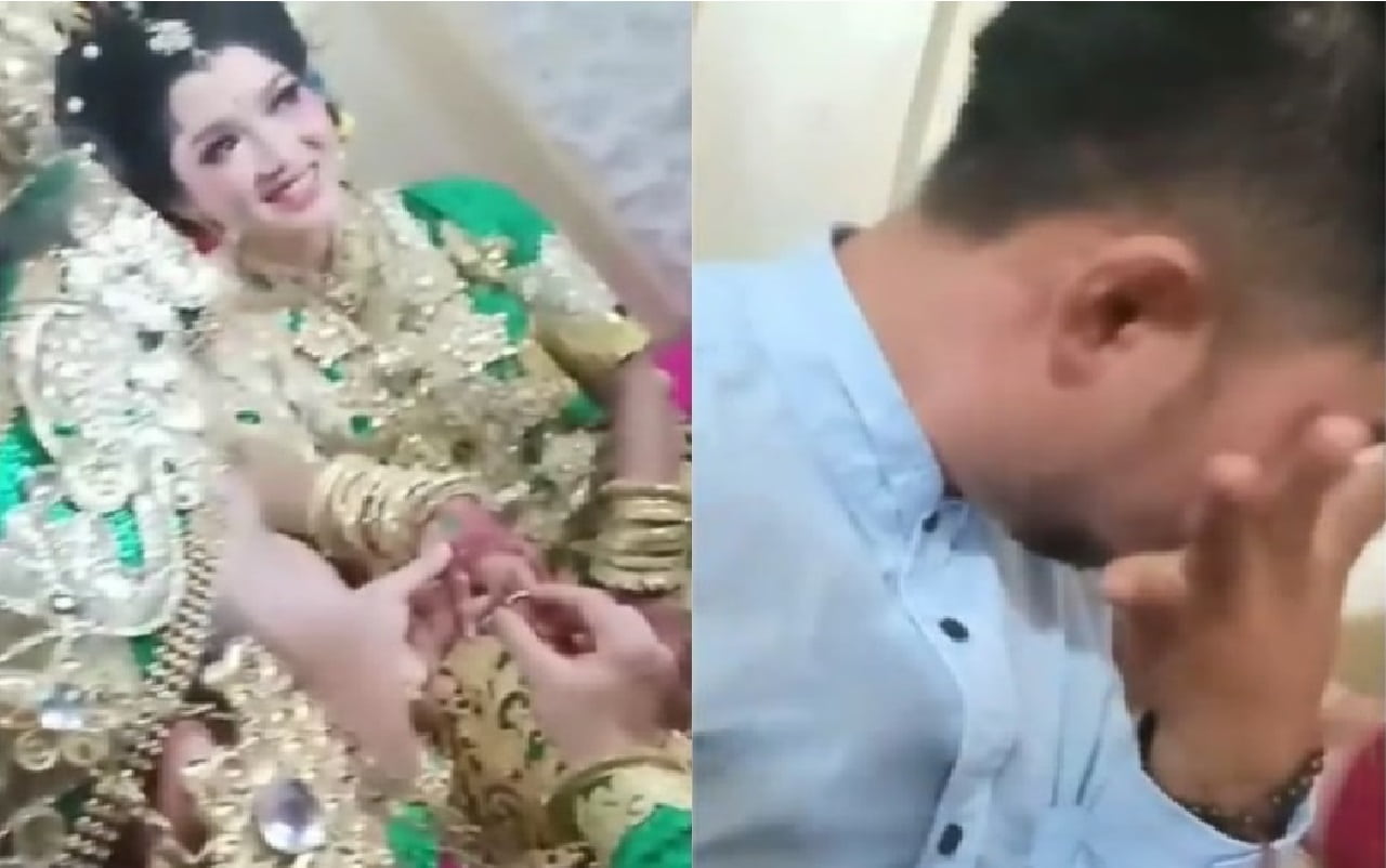 Lihat Mantan Nikah di Depan Mata, Cowok ini Tak Kuasa Menahan Tangis