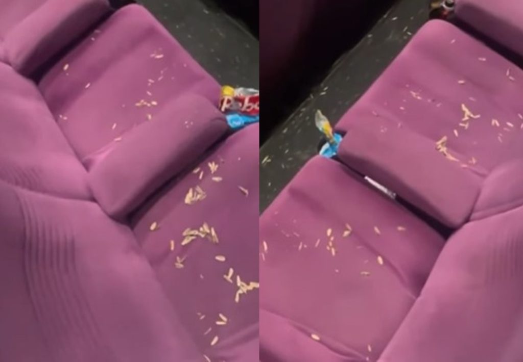 VIRAL Kelakuan Penonton Nyampah Beginian di Bioskop, Netter Gak Punya Adab!