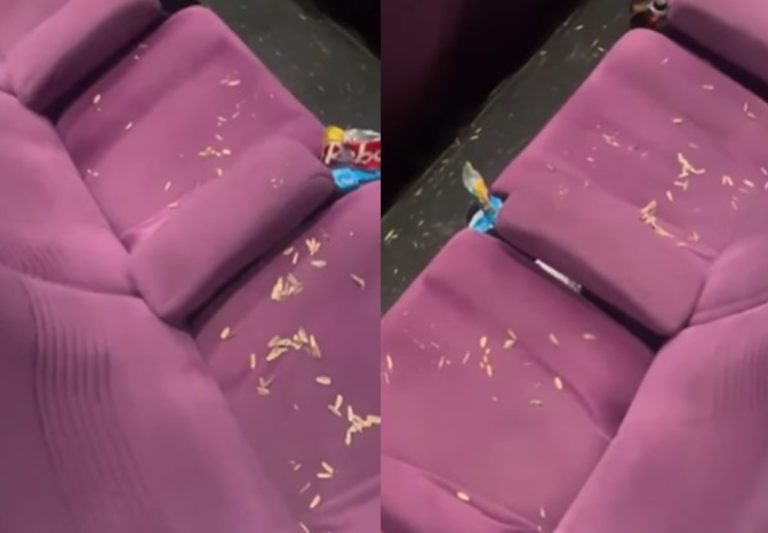 VIRAL Kelakuan Penonton Nyampah Beginian di Bioskop, Netter Gak Punya Adab!