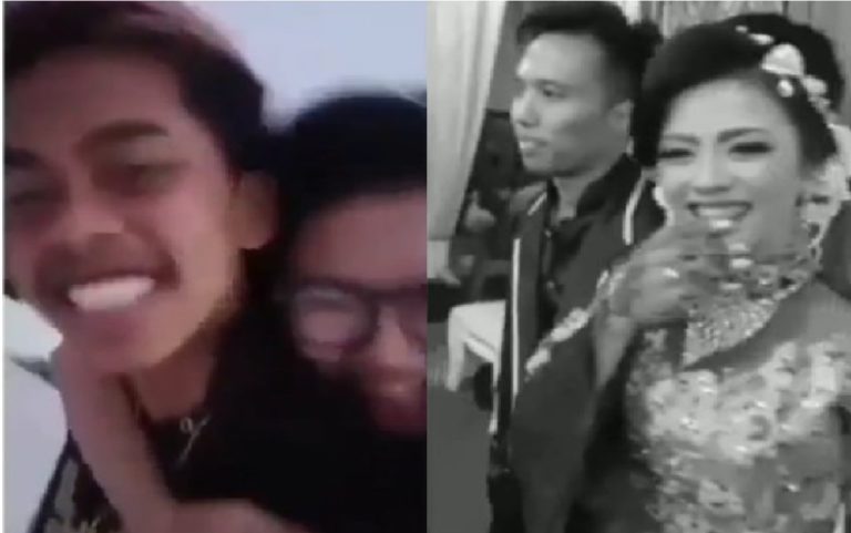 Viral Video Cowok Ditinggal Mantan ke Pelaminan