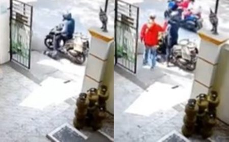 Bikin Keder! Pencuri Motor Malah Santuy Ajak Tos Korban Usai Aksinya Kepergok