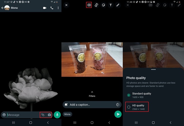 Cara Kirim Foto HD di WhatsApp Cara Kirim Foto HD di WhatsApp