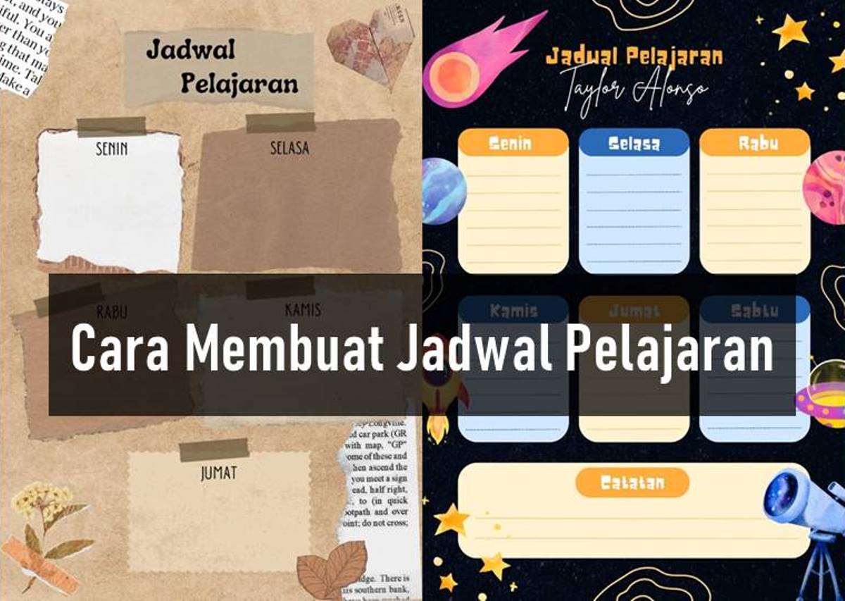 Cara Membuat Jadwal Pelajaran