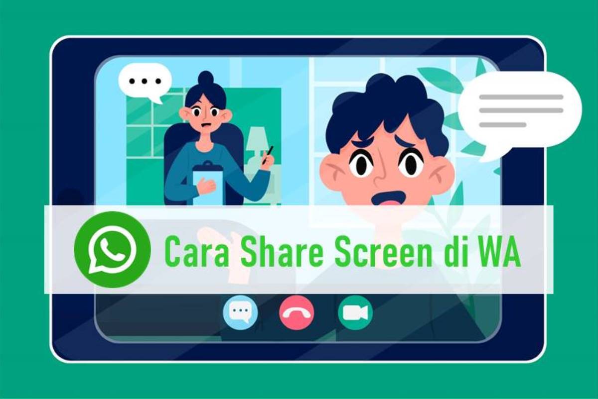 Cara Share Screen di WA