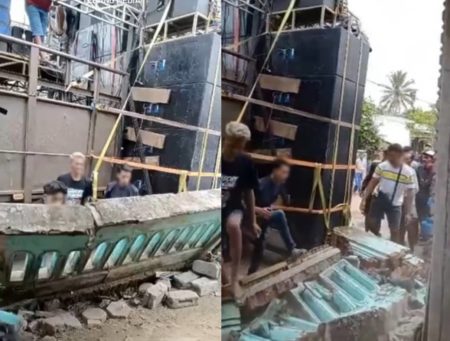VIRAL Pagar Rumah Warga Dirobohkan Gegara Sound System Tak Bisa Lewat
