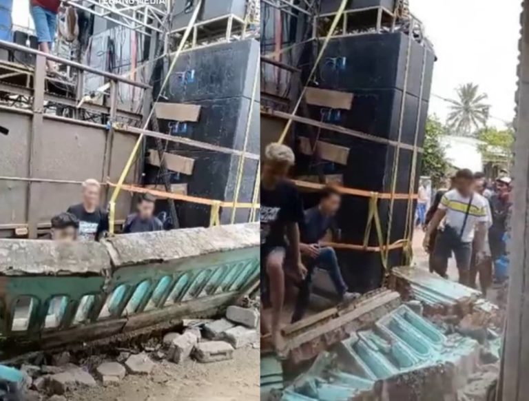 VIRAL Pagar Rumah Warga Dirobohkan Gegara Sound System Tak Bisa Lewat
