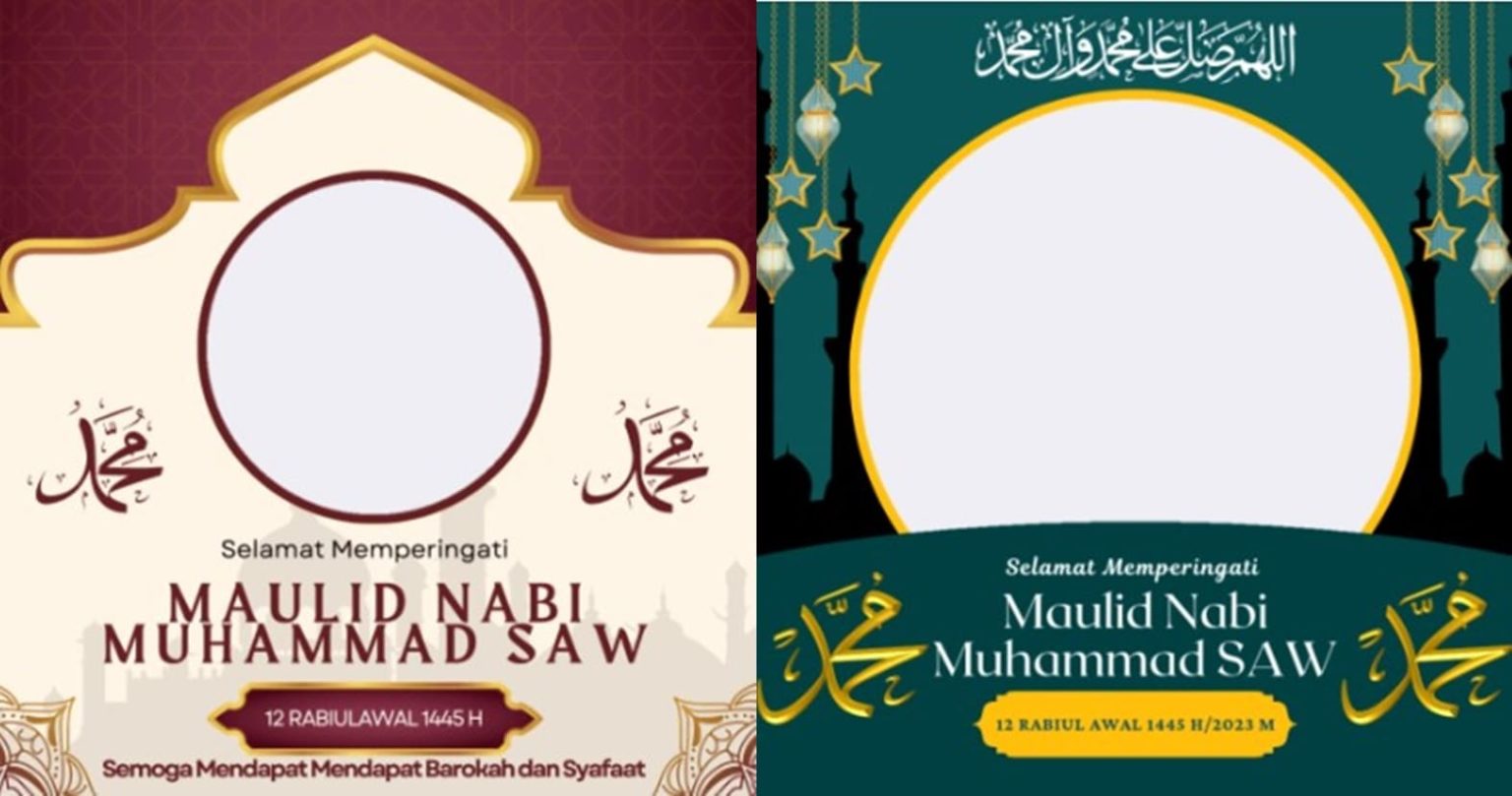 35 Link Twibbon Maulid Nabi Muhammad SAW 2023 Terbaru