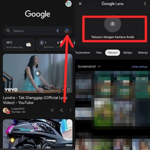 Telusuri pakai Google Lens