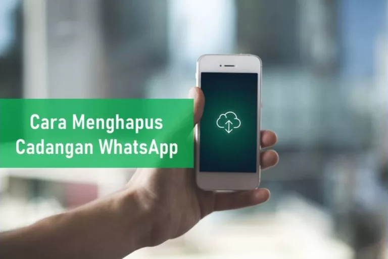 Cara Menghapus Cadangan WhatsApp