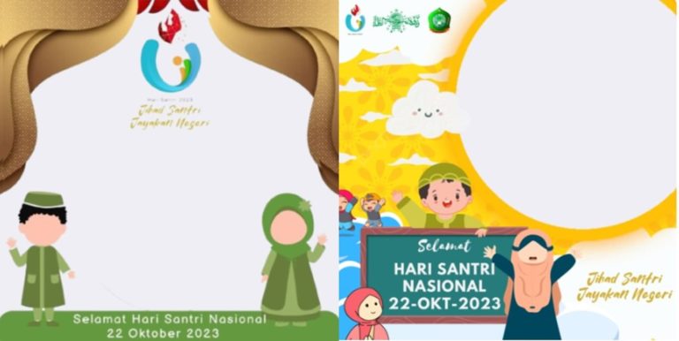 Kumpulan Link Twibbon Hari Santri Nasional 2023 dengan Desain Terbaik