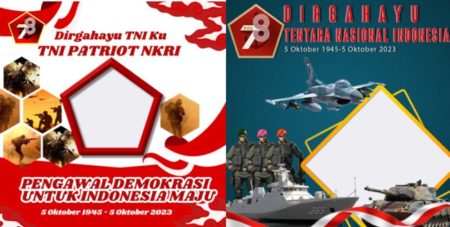 Kumpulan Link Twibbon dan Kata Ucapan HUT ke 78 TNI 2023 Terbaru