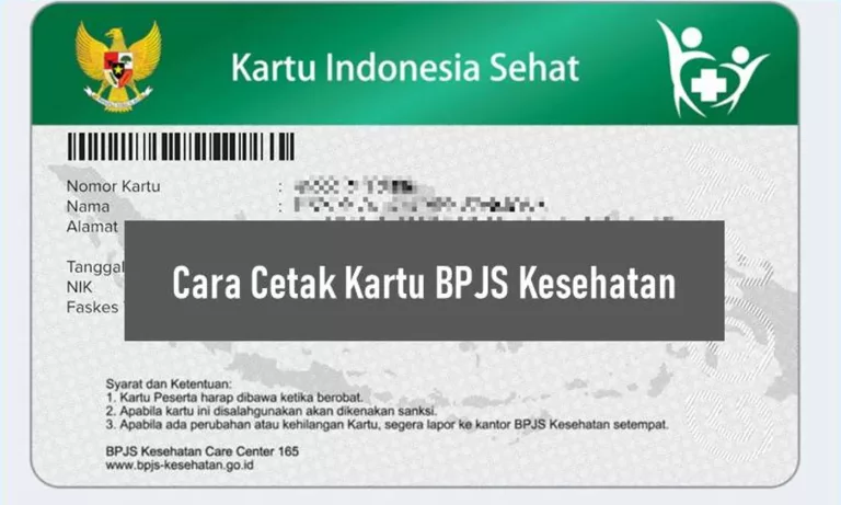 Cara Cetak Kartu BPJS Kesehatan