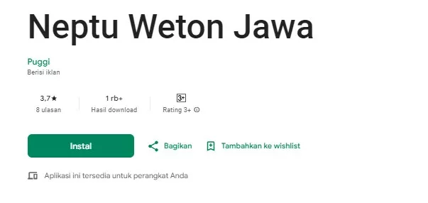 Neptu Weton Jawa