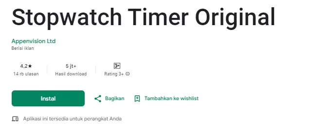Stopwatch Timer Original
