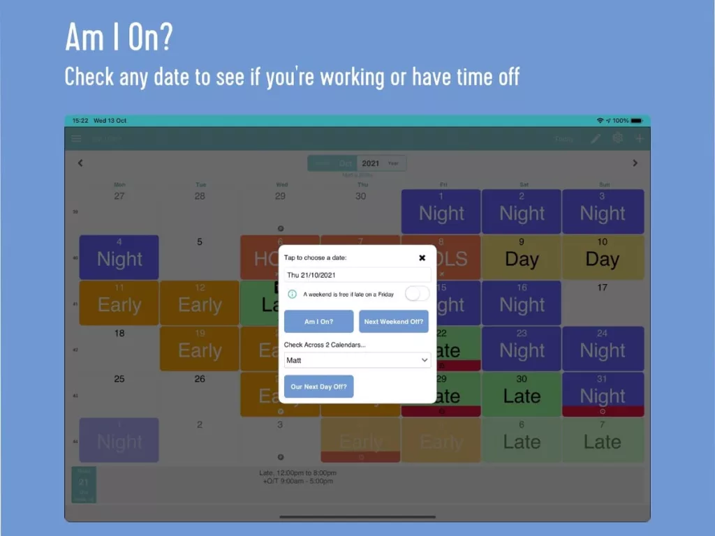 Aplikasi Jadwal Shift Kerja