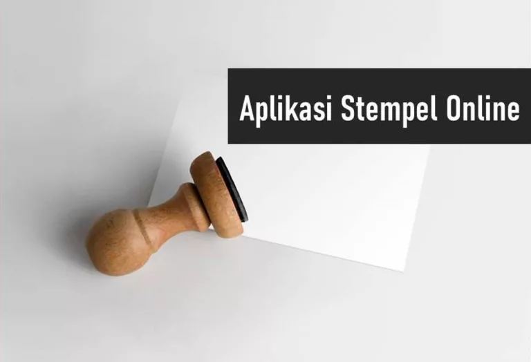 Aplikasi Stempel Online