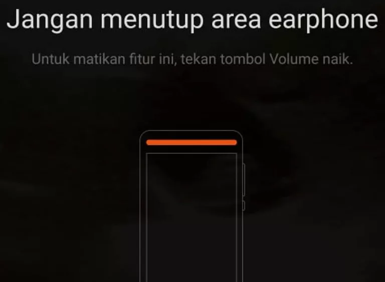 Cara Mematikan Fitur Jangan Menutup Area Earphone