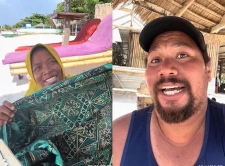 Epik! Ibu Penjual Sarung di Lombok Fasih 3 Bahasa Asing, Turis Auto Takjub