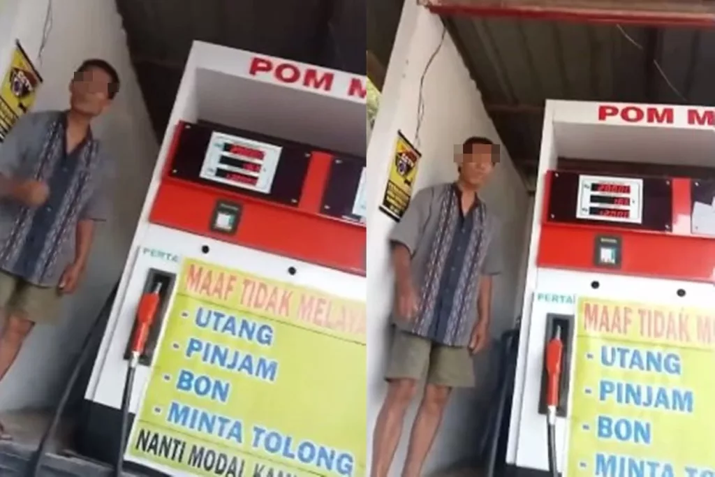 Marah Istrinya Dipanggil Tante, Penjual Bensin Ngamuk ke Pembeli Sampai Ngomong Begini