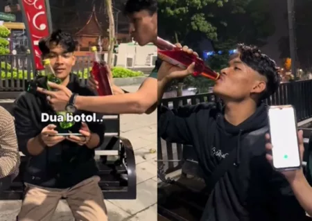 VIRAL Pemuda Ikut Challenge Minum 2 Botol Sirup Demi Dapat 2 Juta, Ngeri Diabetes!