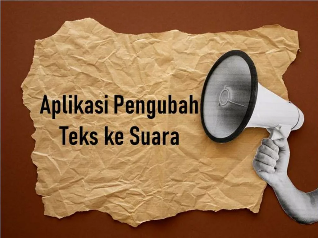 Aplikasi Pengubah Teks ke Suara