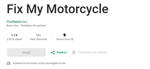 Fix My Motorcycle Aplikasi desain motor custom