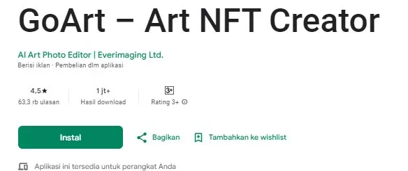 GoArt – Art NFT Creator
