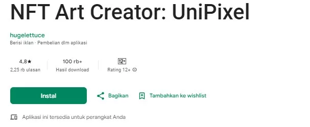 NFT Art Creator UniPixel