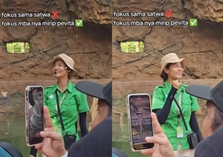 VIRAL Petugas Kebun Binatang Mirip Pevita Pearce, Pengunjung Dibikin Salfok