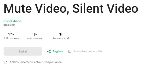 Mute Video, Silent Video